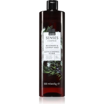 Avon Senses Essence Rosemary & Carrot Seed кремообразен душ-гел и гел за вана 500ml
