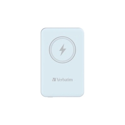 Verbatim Оптично устройство за лаптоп Verbatim MCP-5BE Power Pack 5000 mAh with UBS-C PD 20W / Magnetic Wireless Charging 15W Blue (32242)