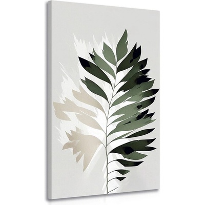 Obraz kapradina s nádechem minimalismu - 60x120