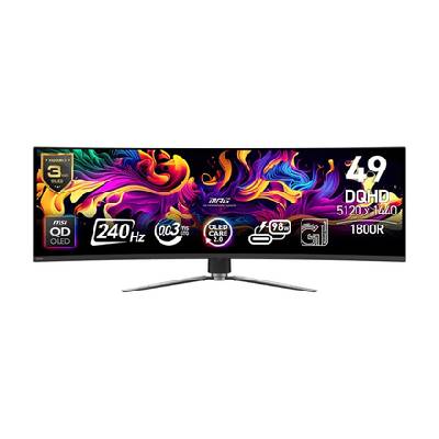 LED monitor MSI MPG/491CQPX/49''/QD-OLED/5120x1440/240Hz/0,03ms/Black/2R (MPG 491CQPX QD-OLED)