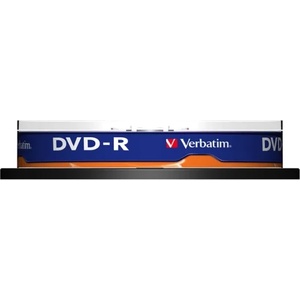 Verbatim DVD-R, 4.7 GB, 16x, AZO покритие, 10 броя в шпиндел (043523)