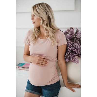 Kojící tričko Milk Shirt Powder Pink