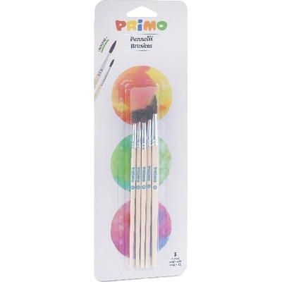 Primo Crafts Комплект четки primo кръгли (2, 3, 4, 5, 8) 5 броя 1240bpt (1240bpt)