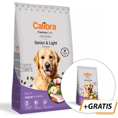 Calibra dog premium line Senior Light chicken 12 kg
