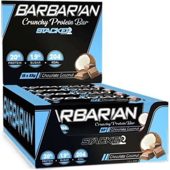 Image 1 of Stacker Barbarian Bar [15 x 55 грама] Шоколад с кокос