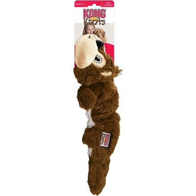 KONG Scrunch Knots Squirrel Small/Medium - Забавна кучешка играчка - плюшена катерица