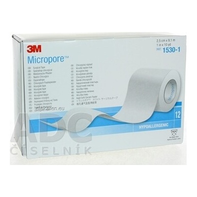 3M Company 3M MICROPORE náplasť 12 ks