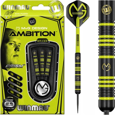 Steel Winmau Michael van Gerwen Ambition Brass 24 g