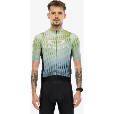 Oakley Icon Training Jersey green glitch print
