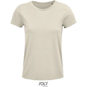 SOL'S Crusader Women Dámske tričko z bio bavlny biela natural