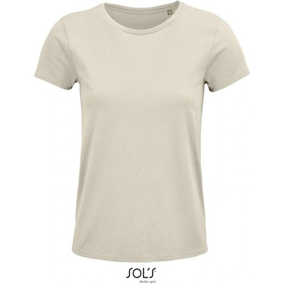 SOL'S Crusader Women Dámske tričko z bio bavlny biela natural