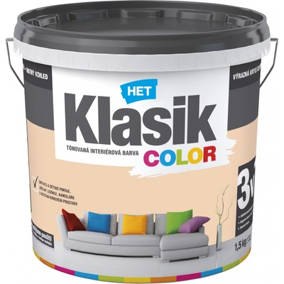 HET Klasik COLOR 1.5 kg KC 0728 oranžový broskvový