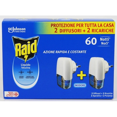 Raid Комплект ел. машинка 2бр + пълнител 2бр (2271)