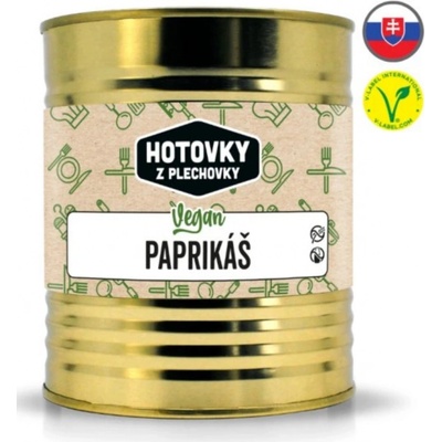 Hotovky z plechovky Vegan paprikáš 0,8 kg