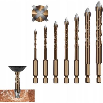 Sada špirálových vrtákov Rosfix 4B50-473E5 3-12 mm, 7 ks