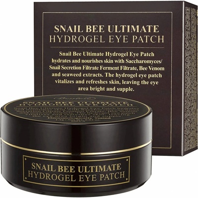 Benton Snail Bee Ultimate Hydrogel Eye Patch maska na očné okolie s mucínom a včelím jedom 60 x 66 g