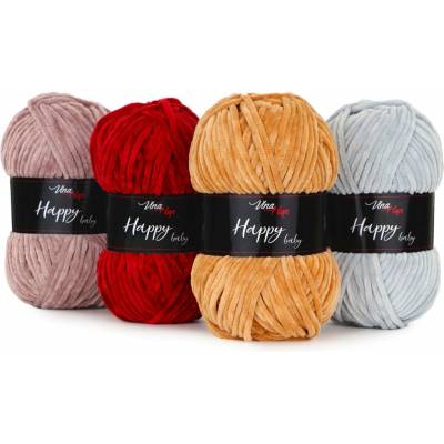 Vlna Hep Happy Baby 41142 tmavší červená