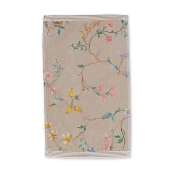 PIP Studio Ručník PIP Les Fleurs khaki 30 x 50 cm