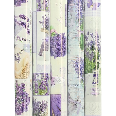 Balicí papír role 2m x 70cm, LEVANDULE mix 659947
