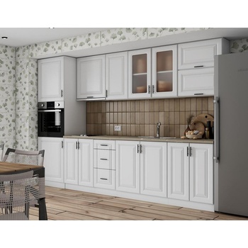 Кухня Soft Premier 13 300cm бял и МДФ бял