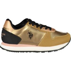U. S. Polo Assn Детски спортни обувки us polo assn. , Цвят Злато (nobik011kcnh2_orbrwblk01)