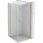 Mexen Mist-F сгъваема душ кабина дясна 75 x 75 см, прозрачна, златна - 8A6T-075-075-50-00-P (8A6T-075-075-50-00-P)