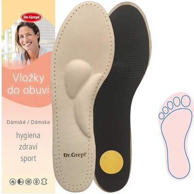 Dr. Grepl Livia Stielky/vložky do topánok ortopedické béžové