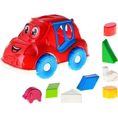 Mikro Trading auto/vkládačka 2v1 geometrické tvary a zvířátka