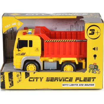 Moni Toys Детска играчка Moni Toys - Самосвал със звук и светлина, 1: 20 (WY511A)