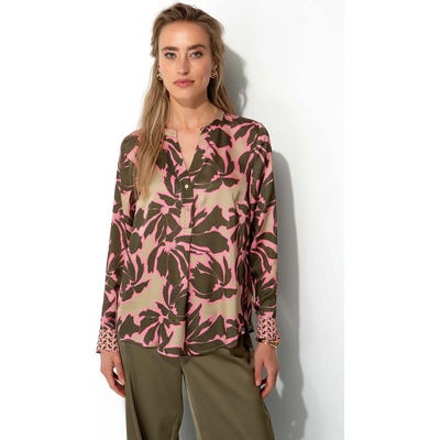 Catnoir dámská halenka zelenorůžová – Zboží Dáma