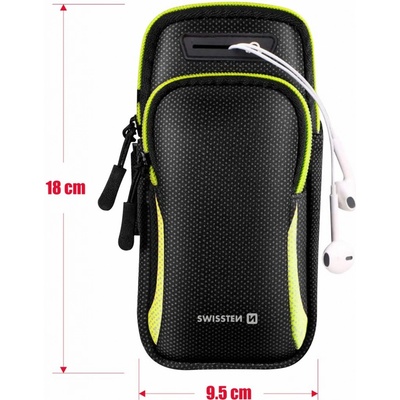 Púzdro SWISSTEN ARMBAG CASE čierne