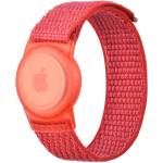 Mobile Origin Текстилна каишка за Apple AirTag - Mobile Origin Nylon AirTag Band (червен) (FRL-ATSTR-RED)