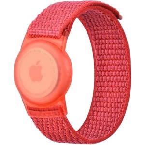 Mobile Origin Текстилна каишка за Apple AirTag - Mobile Origin Nylon AirTag Band (червен) (FRL-ATSTR-RED)