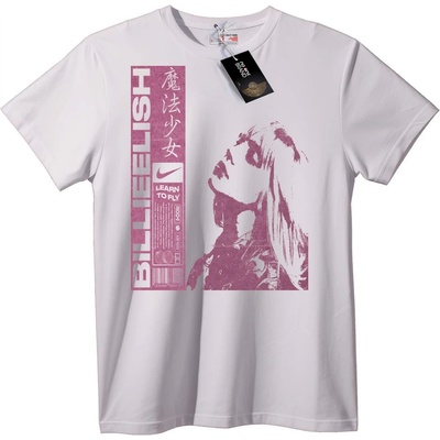 NOONEBRAND Тениска на Billie Eilish Вълшебно момиче - 2XL, White