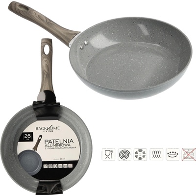 CHOMIK Hliníková panvica 26 cm s mramorovým povrchom CH-ZDI7602