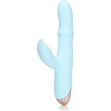 Shots Loveline Pulse Wave and Up and Down Moving Ring Arctic Blue silikonový na bod G a klitoris 22,1 x 3,5 cm