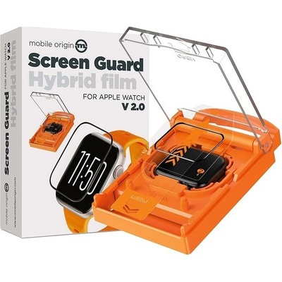 Mobile Origin Screen Guard Hybrid film na Apple Watch 6/5/4/SE 44mm SGA-AW44 – Zboží Mobilmania