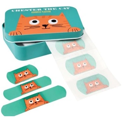 Rex London - Лепенки за рани в метална кутийка - Котето Честър (28929)