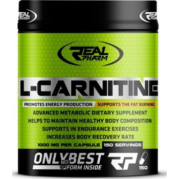 REAL PHARM L-Carnitine 1000 mg, 150 Capsules