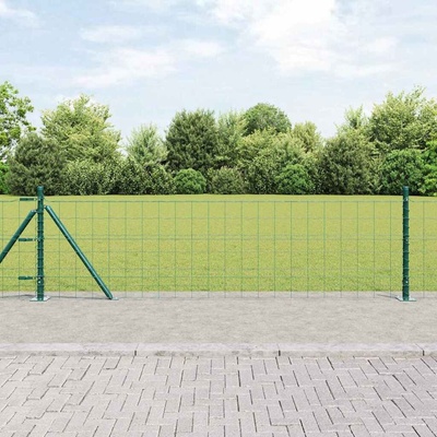 OMAXI Evropský plot s betonovou základnou 10 x 0,4 m Zelená Síťovina 241870