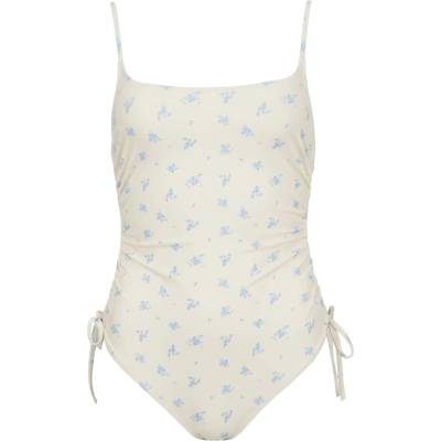 Jack Wills Бански костюм Jack Wills Women's Swimsuit - Blue Ditsy