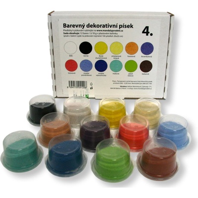 Mandaly pro děti Sada písků 12ks