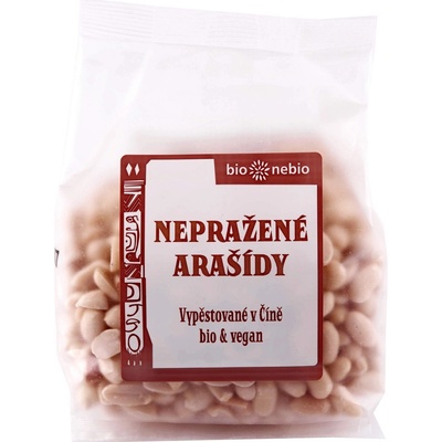 BioNebio Bio Arašídy nepražené 200 g