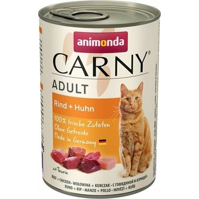 Animonda Carny Adult konzerva pro kočky hovězí a kuře 6x800 g
