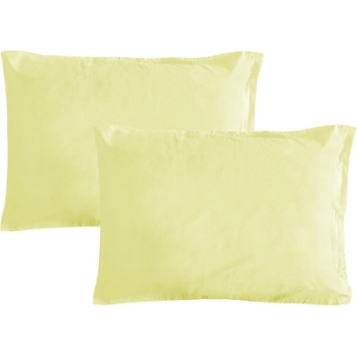 Gipetex obliečka na vankúš Natural Dream talianskej výroby sv. žltá 70x90 2ks