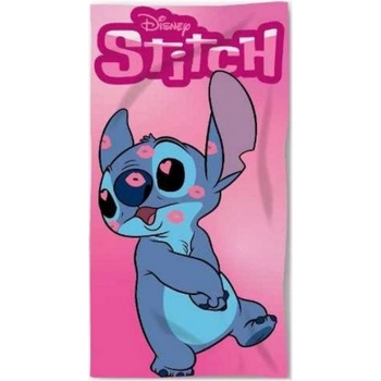 MLC Dievčenská plážová osuška Lilo & Stitch motív V záplave bozkov 70 x 140 cm