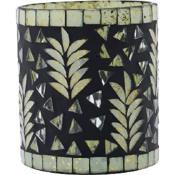 House Doctor Свещник за чаена свещ Palm 10 см черен (209511061)