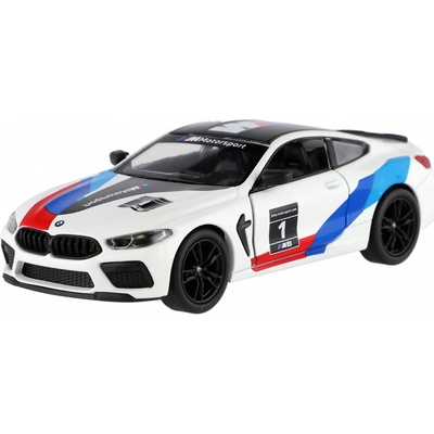 Kinsmart Teddies Auto BMW M8 Competition Coupé Barva BMW M8: bílá 1:38