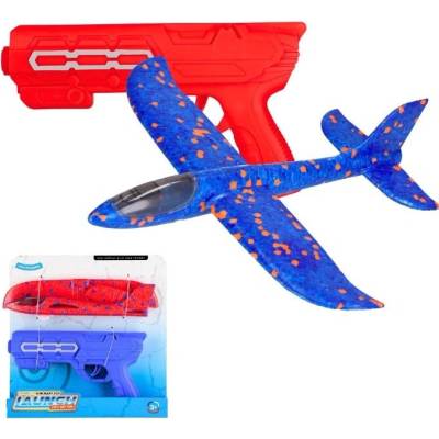 CreativeToys Penové hádzacie lietadlo s vystreľovačom (2 farby)