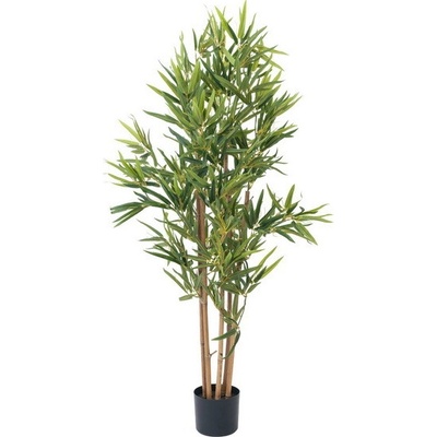 Umělý Bambus strom - 6 přírodních kmenů, 120cm